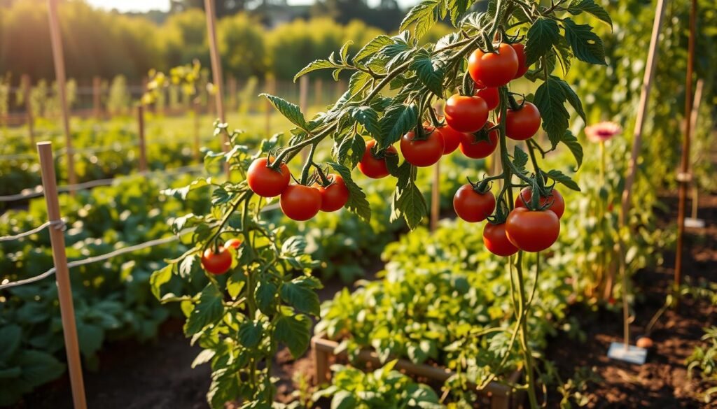 Tomaten im Nutzgarten